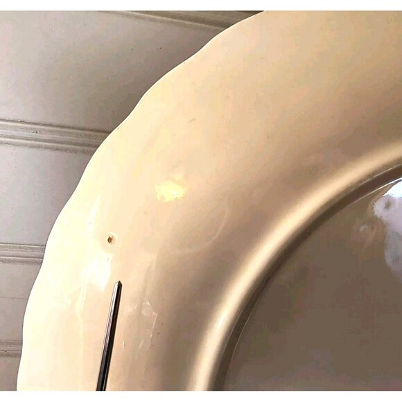 Blue Ridge Yellow Nocturne (Colonial) Dinner Plate, Southern Potteries, EUC - Picture 10 of 10